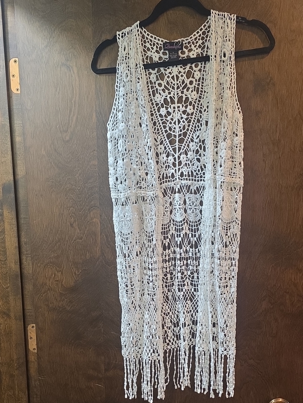 Questions Crocheted Vest